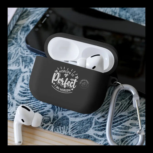 Perfectly Nobody Airpods And Pro Case Cover / Black Accessories