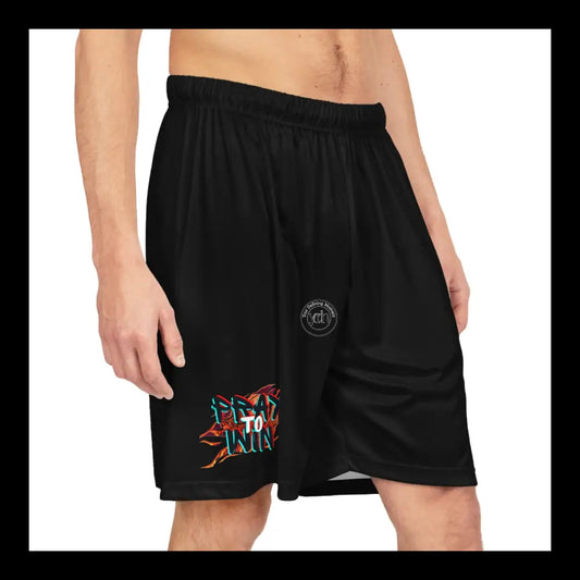 Pray To Win Basketball Shorts Seam Thread Color Automatically Matched To Design / Xs All Over Prints