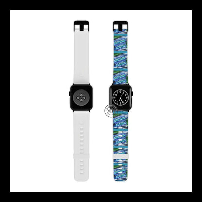 Sierra Leone Pride Apple Band Design 7.5’’ × 0.75’’ / 42 - 44 Mm Black Accessories