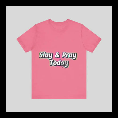 Slay & Pray Jersey Short Sleeve Tee T-Shirt