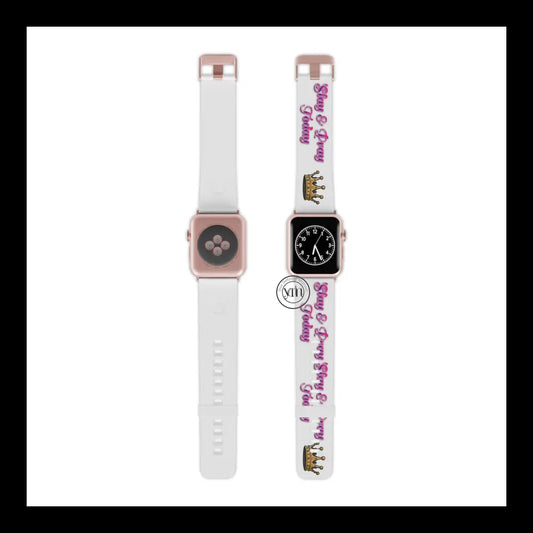 Slay & Pray Today Apple Watch Band Design 8’’ × 0.75’’ / 42 - 44 Mm Rose Gold Accessories