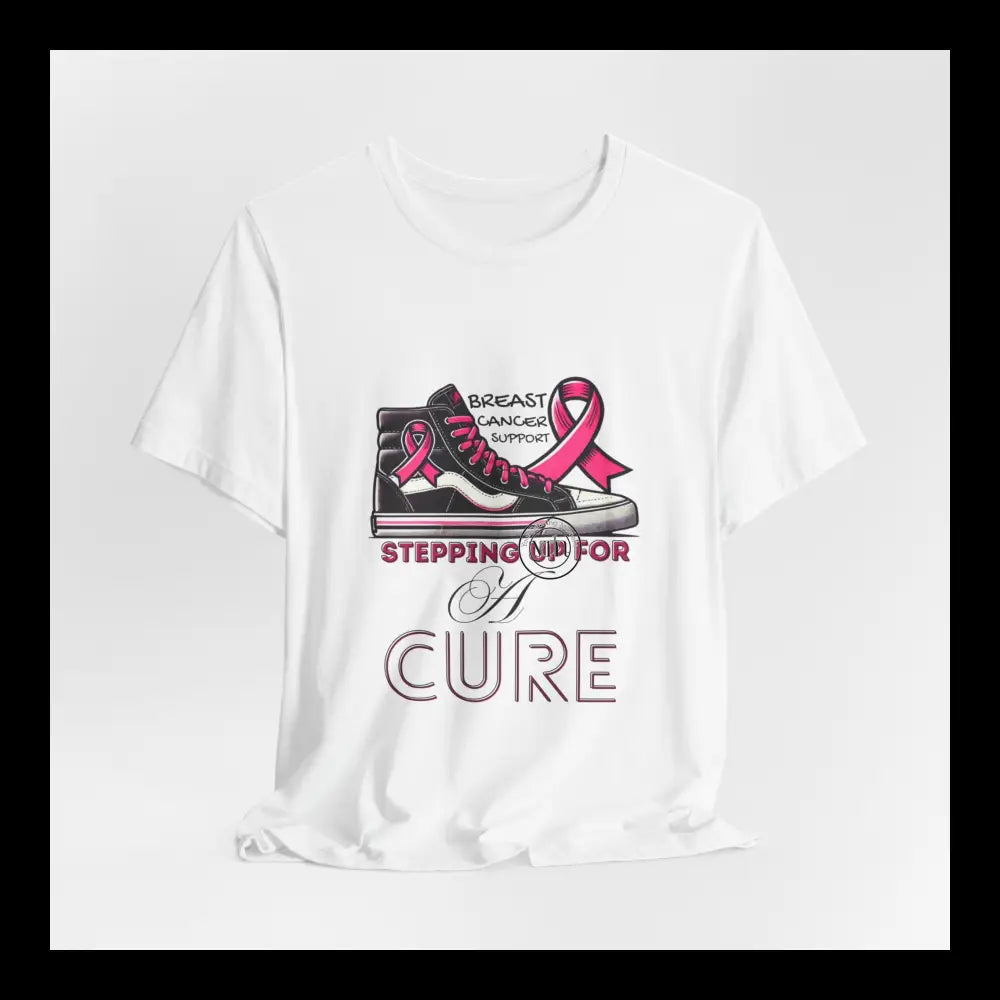 Stepping Up For A Cure Jersey Short Sleeve Tee T-Shirt