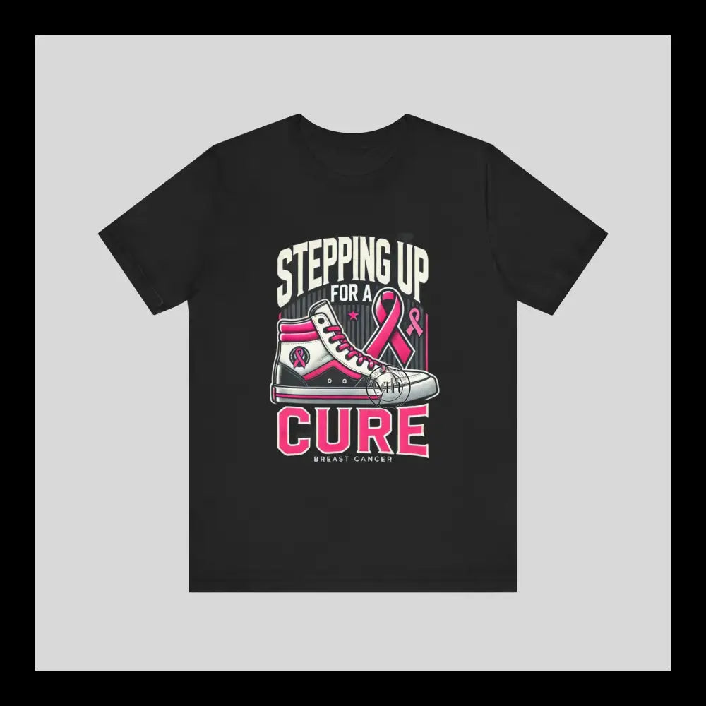 Stepping Up For A Cure Jersey Short Sleeve Tee T-Shirt