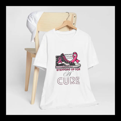 Stepping Up For A Cure Jersey Short Sleeve Tee T-Shirt