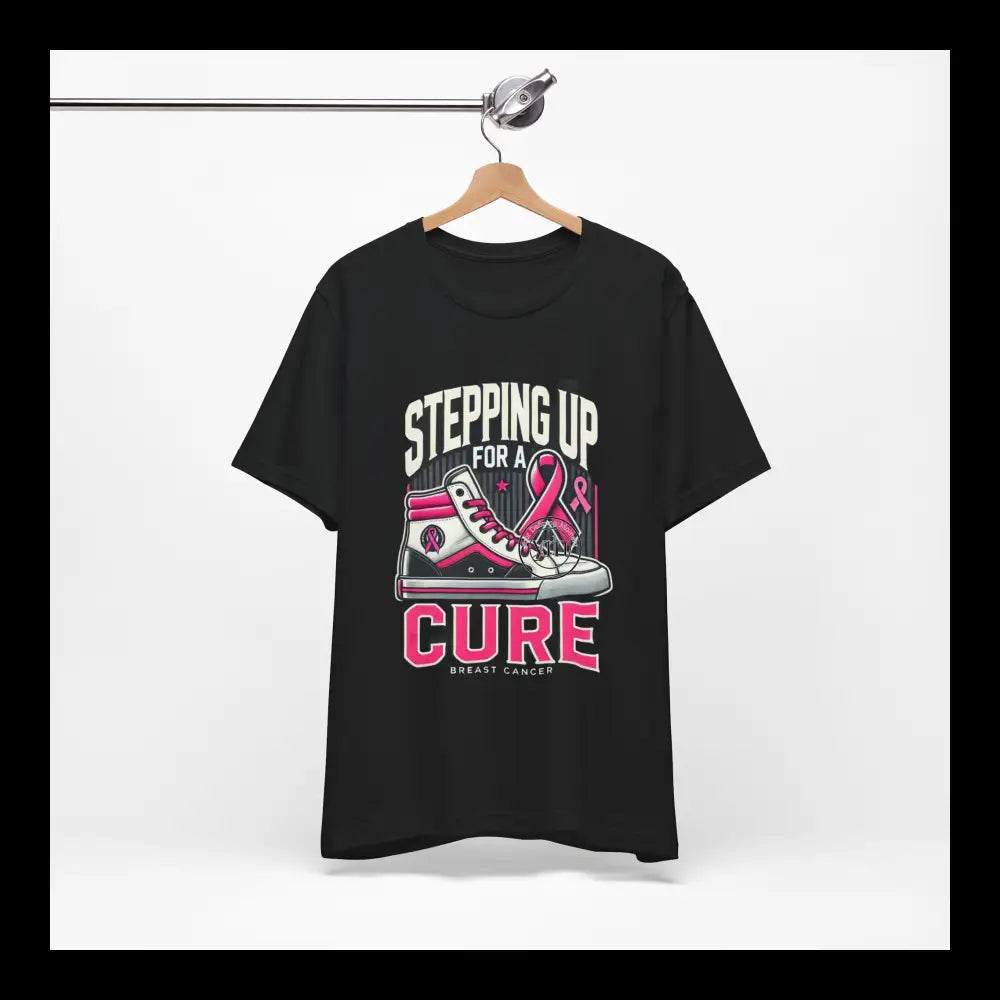 Stepping Up For A Cure Jersey Short Sleeve Tee T-Shirt