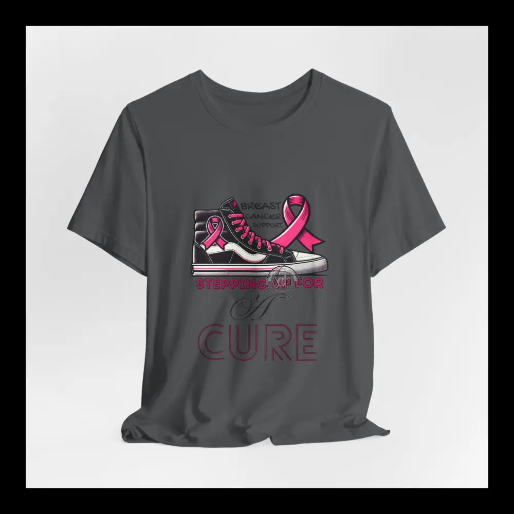 Stepping Up For A Cure Jersey Short Sleeve Tee T-Shirt