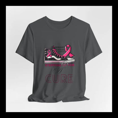 Stepping Up For A Cure Jersey Short Sleeve Tee T-Shirt