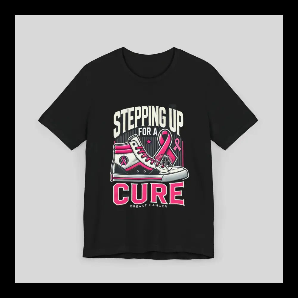 Stepping Up For A Cure Jersey Short Sleeve Tee T-Shirt