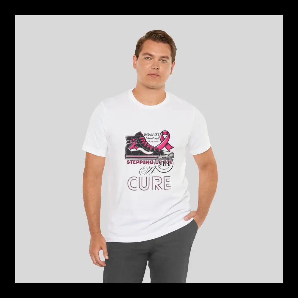 Stepping Up For A Cure Jersey Short Sleeve Tee T-Shirt