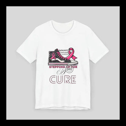 Stepping Up For A Cure Jersey Short Sleeve Tee T-Shirt