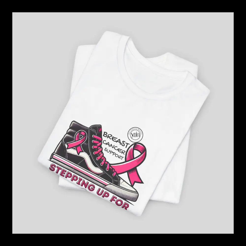 Stepping Up For A Cure Jersey Short Sleeve Tee T-Shirt