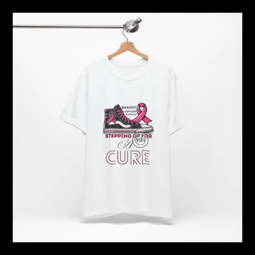 Stepping Up For A Cure Jersey Short Sleeve Tee T-Shirt