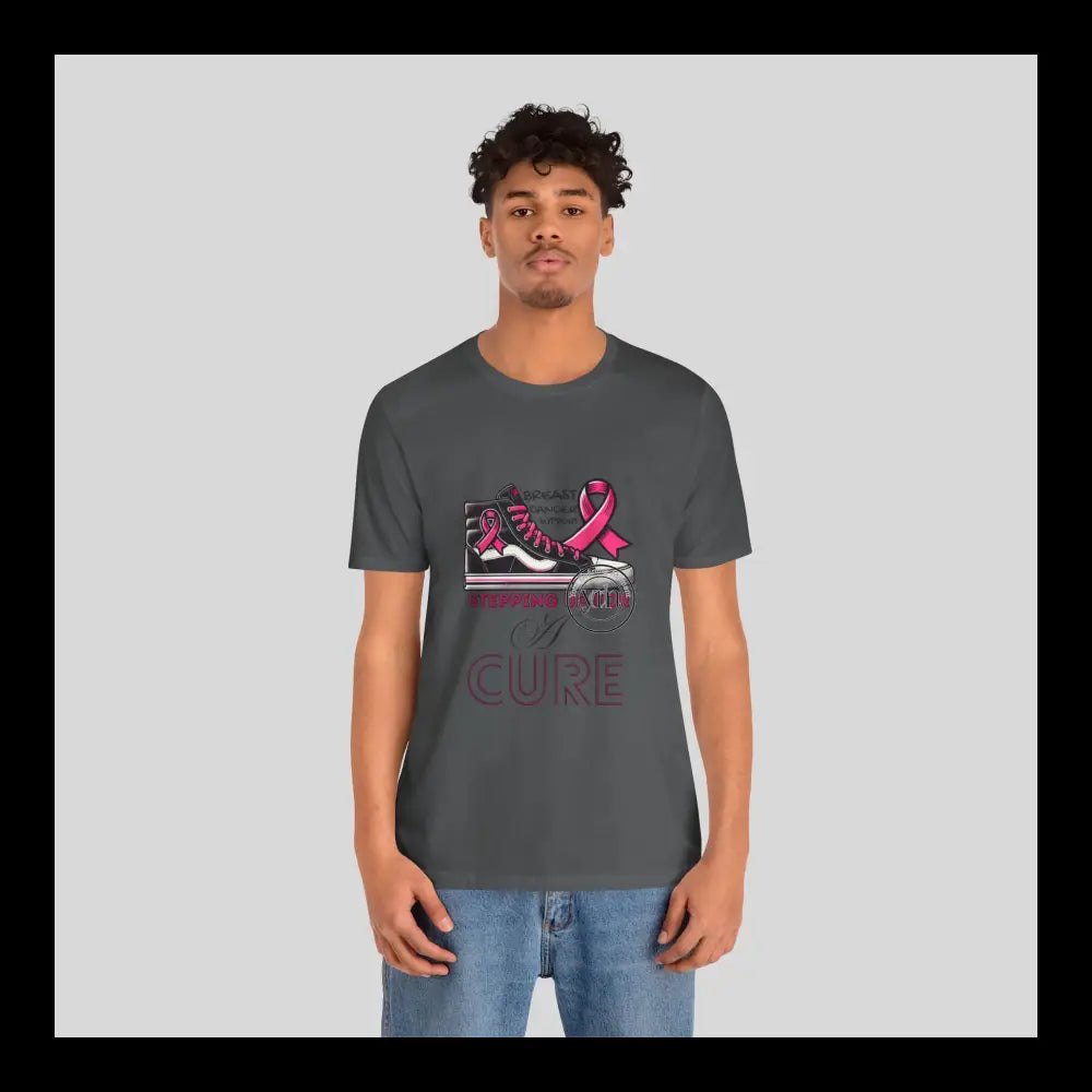 Stepping Up For A Cure Jersey Short Sleeve Tee T-Shirt