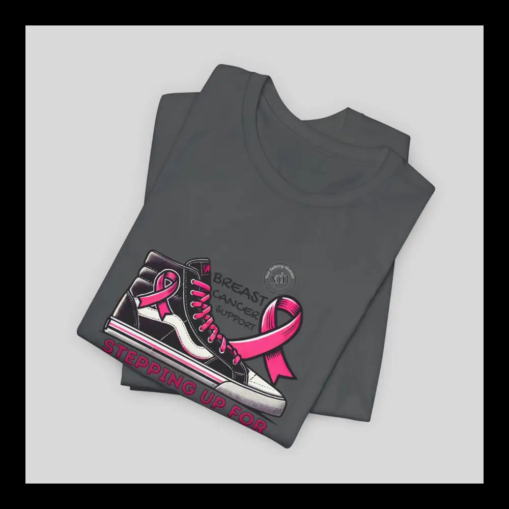 Stepping Up For A Cure Jersey Short Sleeve Tee T-Shirt