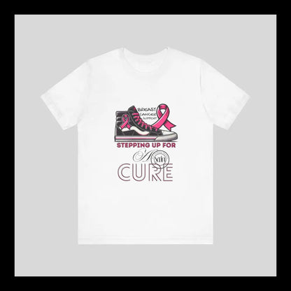 Stepping Up For A Cure Jersey Short Sleeve Tee T-Shirt