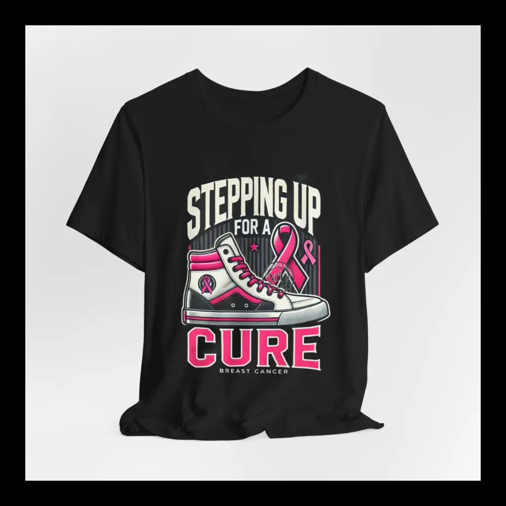 Stepping Up For A Cure Jersey Short Sleeve Tee T-Shirt